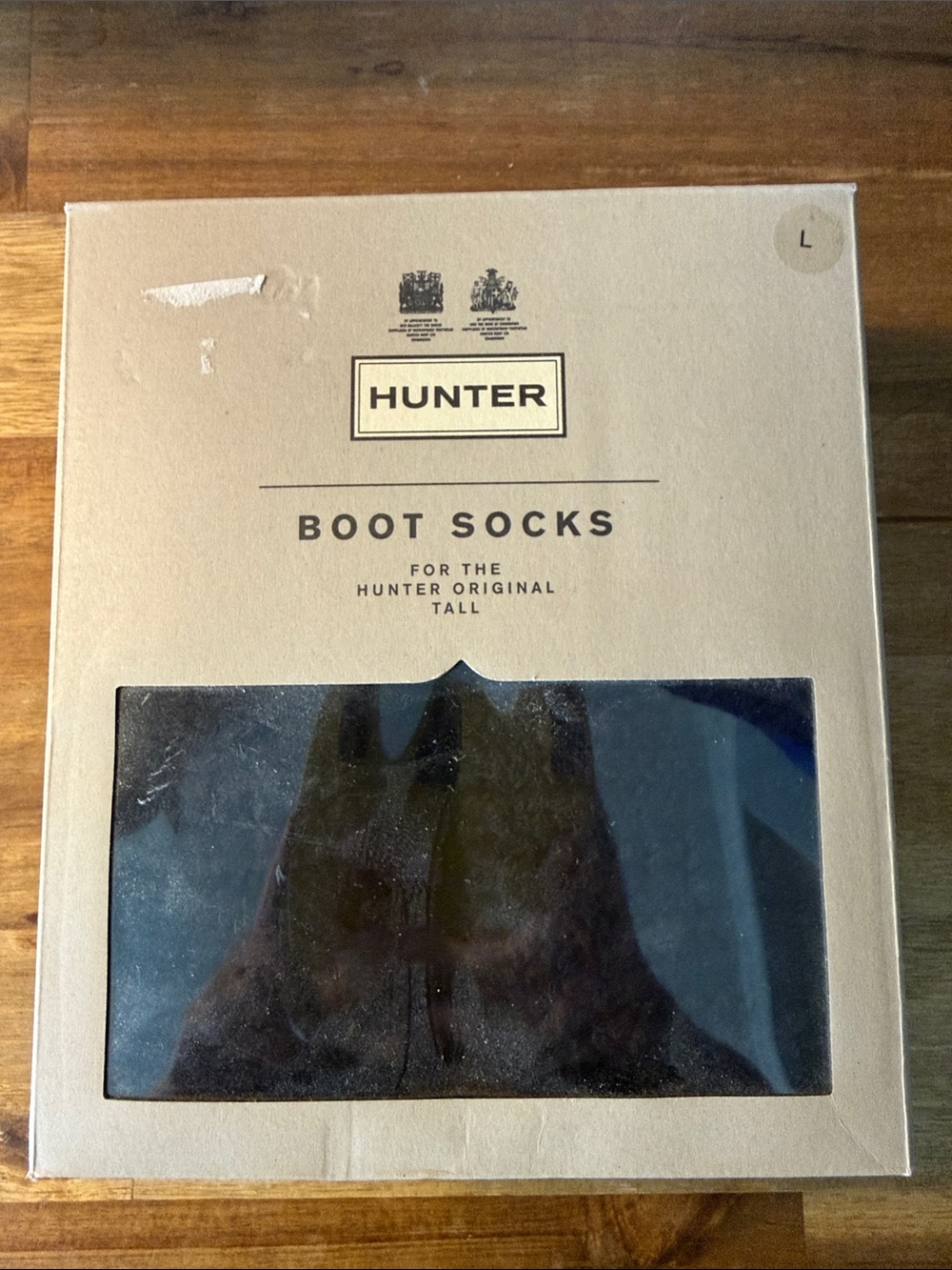 Cable Knit Hunter Boot Socks in black